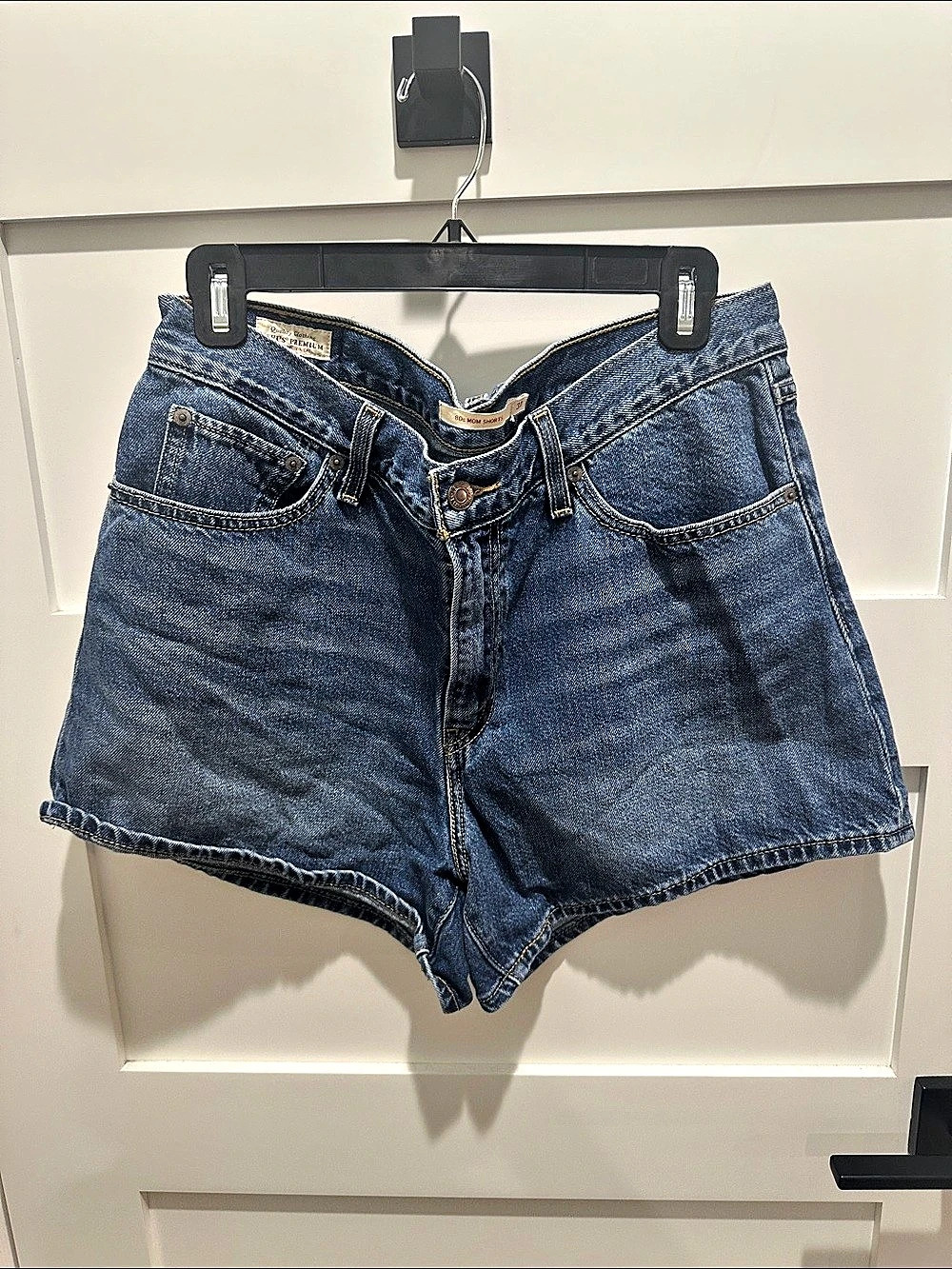 Levi's 501 Original Shorts Denim Jean Shorts Blue Waist 31 Like New